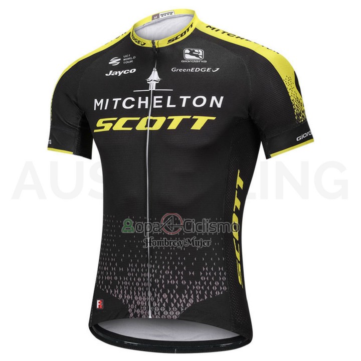 Scott Ropa Ciclismo Culotte Corto 2018 Mangas Cortas Negro